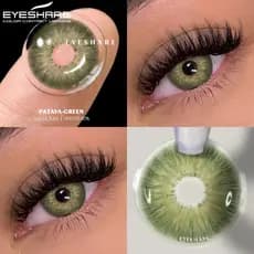 EYESHARE Lentes De Contato Coloridas 2pcs Contatos Coloridos Para Maquiagem De Cosméticos Brown Eyes