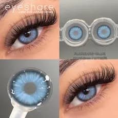 EYESHARE 2 Pieces/Pair Lentes De Contato Anuais De 14,2mm Verde Azul Marrom Cinza Lente De Maquiagem