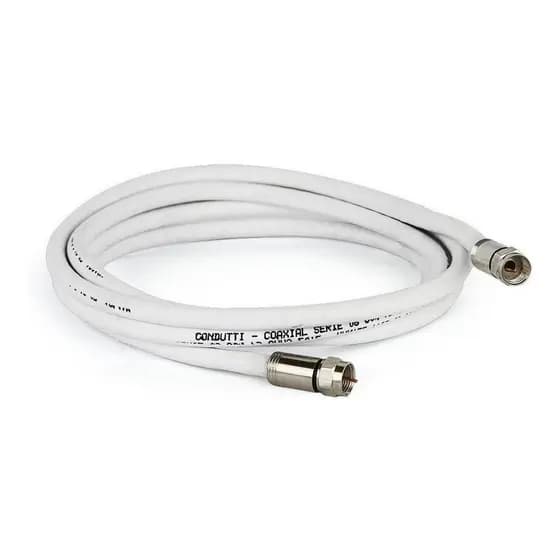 1 Metro De Cabo Coaxial Antena Digital O Melhor 95% Malha