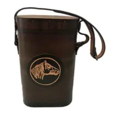 Mateira Porta Bolsa Chimarrão Recouro 1 Litro Artesanal Cavalo Crioulo Reforçado