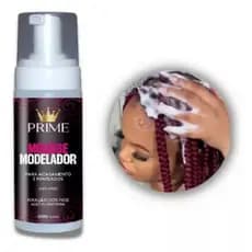 Mousse Modelador Prime Master Hair Para Tranças Cachos e Penteados 150ml