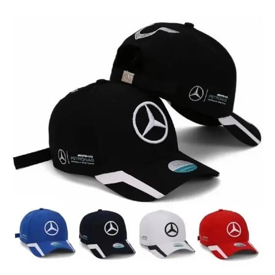 Boné Mercedes Benz Amg Petronas Strapback Fita Fitão Varias Cores