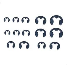 KIT Anel Trava Retenção Elástico Trava Eixo 4 A 10mm 14pcs