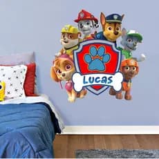 Adesivo de Parede Turma Patrol