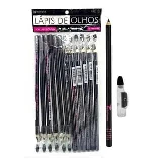 BELLA FEMME BF10003 LAPIS P/OLHOS PRETO C/APONTADOR - 12 UN