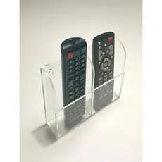 Suporte Porta Controle Remoto De Parede E Mesa Duplo