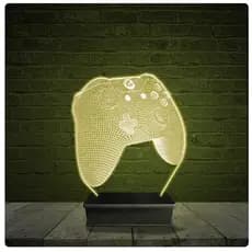 Led Luminária Acrílico Abajur - Controle Xbox 360
