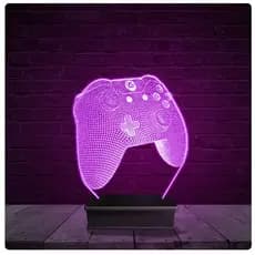 Luminária e Abajur Acrílico Led - Controle Xbox 360