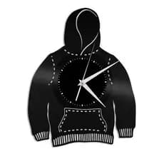 Moleton Blusa - Relógio Disco De Vinil Decoração