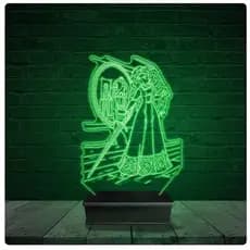 Luminária Abajur Acrílico Led - Valente Disney
