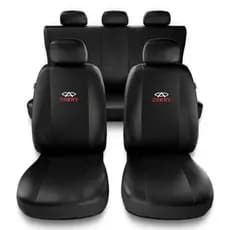 Capa de Banco Couro Automotivo Chery Celer Cielo QQ Face Tiggo