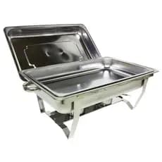 Rechaud Inox 9 Litros 1/1 Panelas Banho Maria 1 Cuba Buffet