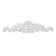 Aplique para Parede em Poliuretano Arabesco Grande Molde Escultura Estilo Provençal A18xC62 CM