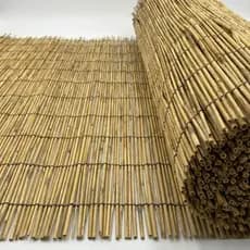5M² Bambu Natural Tradado Pergolado Cobertura Divisória Parede 5x1m Fácil Instalação Envio Rápido