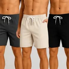 Short Tactel C/ Elastano Masculino Academia Praia