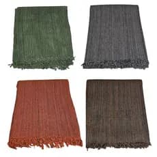 Manta Jeans para Cama Decoração Sofá em Algodão