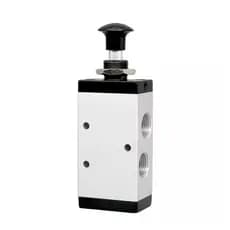 Valvula Pneumática Model. 3R210-08 Botão Trava 3/2 Vias Rosca 1/4
