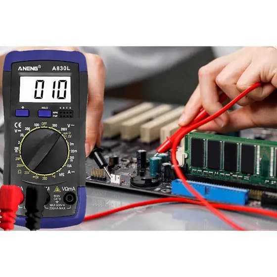 Multimetro digital profissional multiteste bipe Modelo A830L