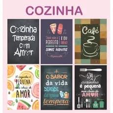 Quadros Decorativos Para Decoração De Casa, Cozinha, Escritório, Sala Frases