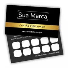 Cartão De Visita / Fidelidade 100 Unid. + Art