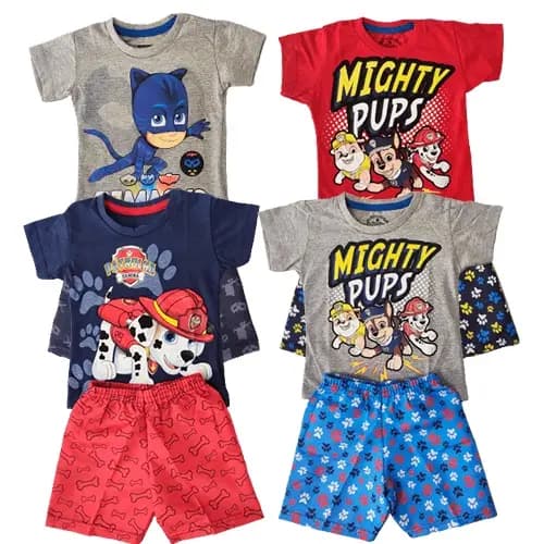 Kit 4 Conjuntinhos Avulsos Camiseta e Shorts Verão Meninos