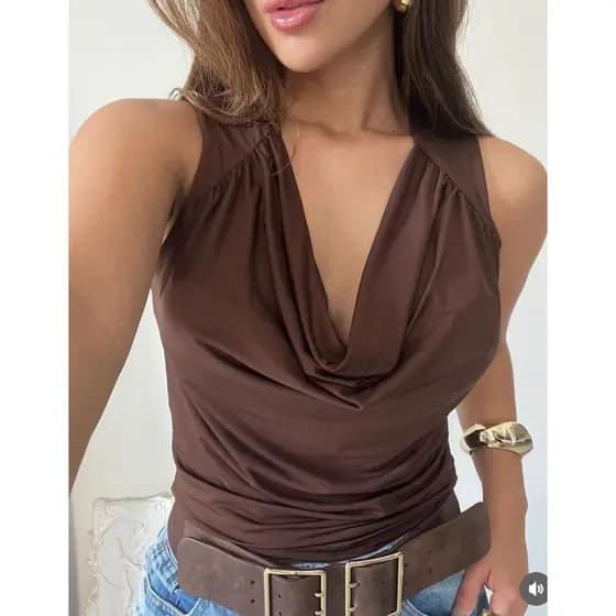 Blusa Gola Boba Suplex  Elegante