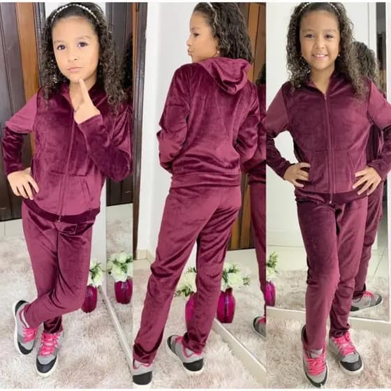 Conjunto De inverno Infantil Agasalho para o Frio