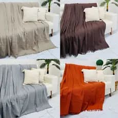 Manta Para Sofá Super King Gigante Grande 300 x 180 Protetora Retrátil Decorativa