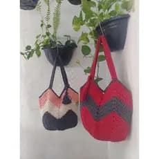 Bolsa de crochê/ Bolsa moda praia de crochê/Bolsa bag de crochê para praia/ lazer dia a dia