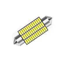Lampada Torpedo 39 Leds 42mm Teto Ou Placa Efeito Xenon
