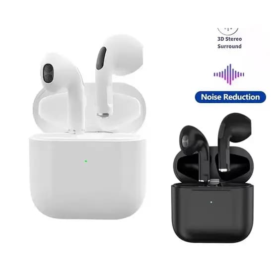 2024 tws ar pro 4 fone fones de ouvido bluetooth sem fio com microfone controle toque sem fio bluetooth fone pro 4