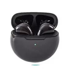 TWS Fone De Ouvido Bluetooth, Pro 6, Fones De Ouvido Sem Fio Bluetooth, Mini Auricular, Microfone Duplo