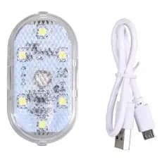 Luz Led Adesiva Interruptor Touch Carro Armário Recarregável