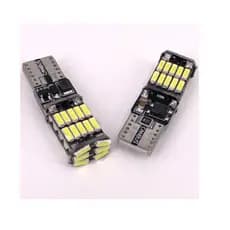 Par Lampada Pingo T10 26 Leds Super Branca Efeito Xenon Canbus 12v 4014