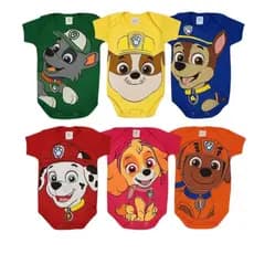 Body Fantasia Patrulha Canina Bebê + Touca Rocky Marshall Rubble Skye Chase Zuma Festa