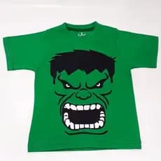 Camiseta HULK Infantil 100% Algodão A Pronta Entrega