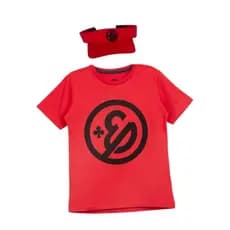 Camiseta Camisa  100% Algodão + Viseira Boné Enaldinho Youtuber Gamer Top