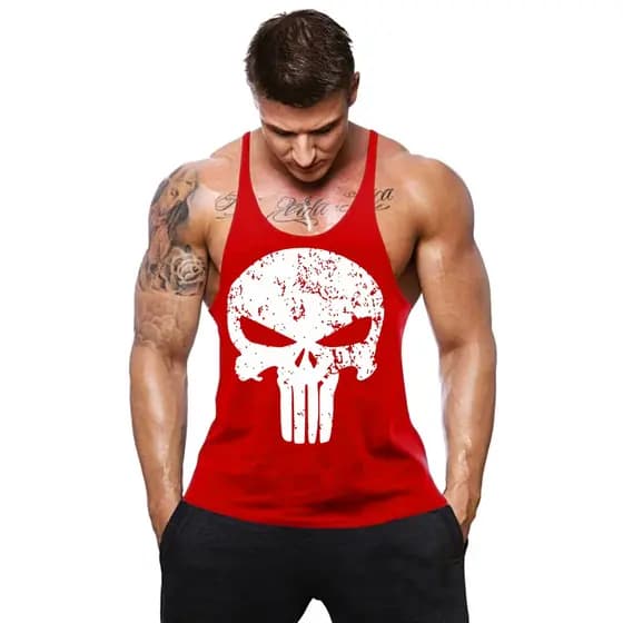 Kit com 10 Regata Masculina cavada Academia Fitness