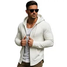 Blusa De Frio Moletom Masculina Jaqueta Casaco Cardigan Longline