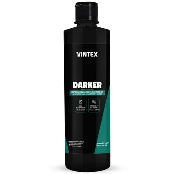 Pretinho Para Pneu Vintex Darker 500ml Vonixx