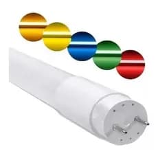 Lâmpada Tubo Led T8 9w 60 Cm 1 Lado Promoção Cores Diversas Decoração