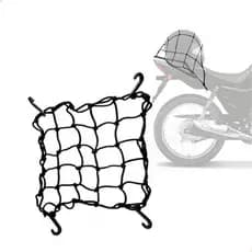 Rede Aranha P/ Bagageiro Moto Capacete 35 X 35 Qualidade Elastico de tela