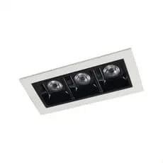 Spot Luminária Embutir Led 6w Alumínio Pontual 3 Pontos