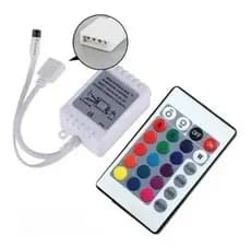 Kit Controle + Controlador Para Fita Led Rgb 3528 E 5050