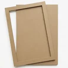 5 Quadro moldura 21x29,7 Mdf Premium cru de 3mm