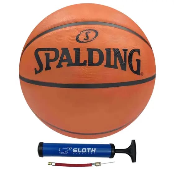 Bola de Basquete Spalding Streetball tam 7 + Bomba de Ar