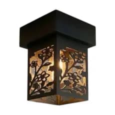 Luminaria Lustre Sobrepor Plafon E27 Flores