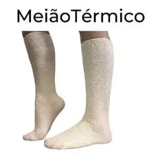 Meia Meião Térmico Algodão para proteção dos pés ,para câmara fria