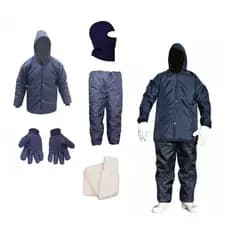 Conjunto de Câmara Fria Azul Japona Calça Luva Balaclava Meião Frigoríficos para Açougueiro Peixaria
