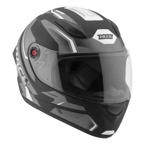 Capacete Fechado Mixs Fokker Race Fosco Viseira Cristal